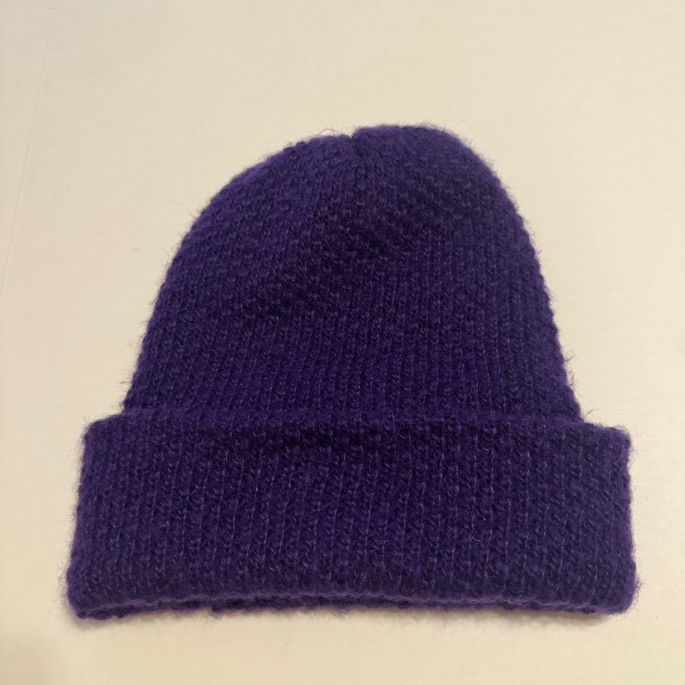 Vintage Aris Knit Purple Beanie